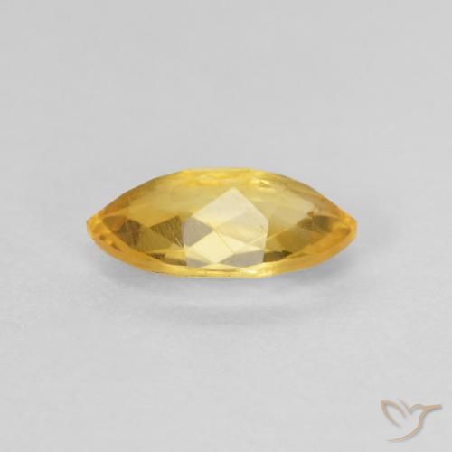 Citrine Gemstone in 9.1 x 4.9 mm Size for Sale, Citrine Stone in Golden Color
