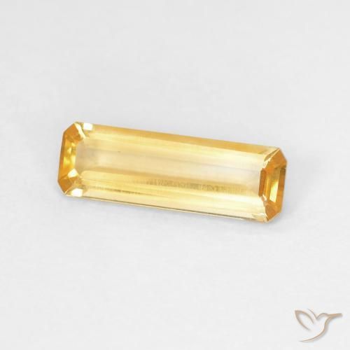 1.06 ct Golden Citrine Stone, Natural Citrine in Octagon Step Cut Shape for Sale