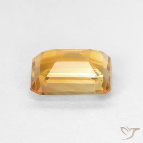 Citrine Gemstone in 8 x 6 mm (calibrated) Size for Sale, Citrine Stone in Deep Orange-Gold Color