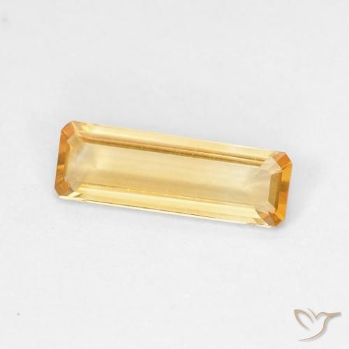 1.03 ct Golden Citrine Stone, Natural Citrine in Octagon Step Cut Shape for Sale