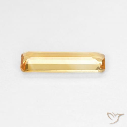 Citrine Gemstone in 12.2 x 4.1 mm Size for Sale, Citrine Stone in Top Gold Color
