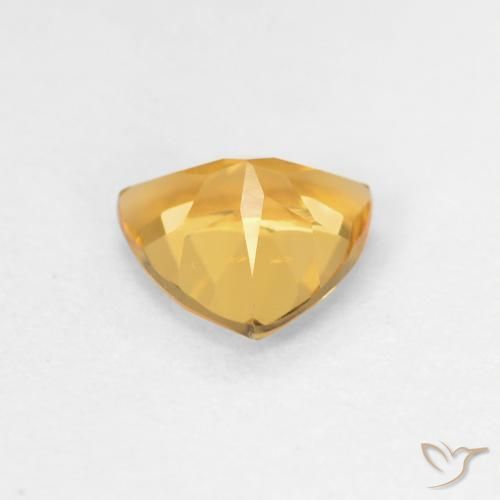 Citrine Gemstone in 7 x 7 mm (calibrated) Size for Sale, Citrine Stone in Bright Gold Color