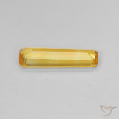 Citrine Gemstone in 12.1 x 4.1 mm Size for Sale, Citrine Stone in Bright Gold Color