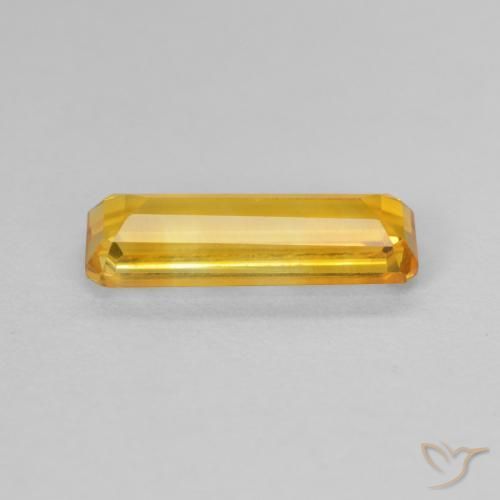 Citrine Gemstone in 12.2 x 4.3 mm Size for Sale, Citrine Stone in Medium Golden Color