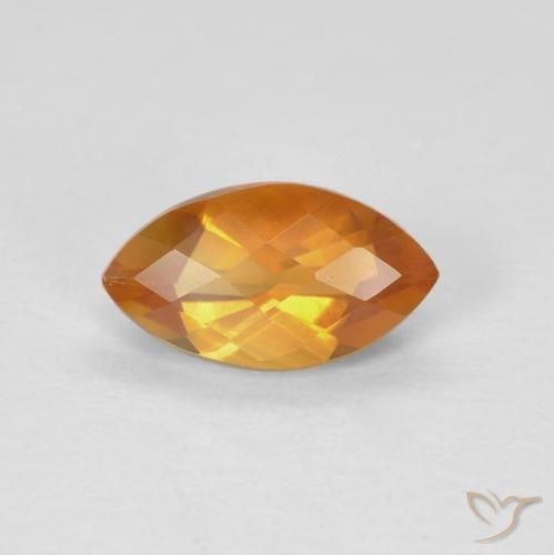 0.95ct Natural Gold Citrine, Marquise, VS