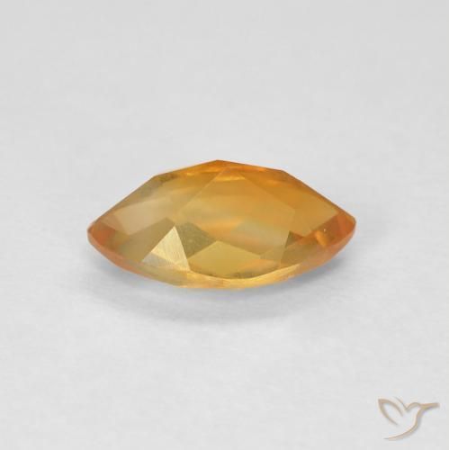 Citrine Gemstone in 9.2 x 5.1 mm Size for Sale, Citrine Stone in Gold Color