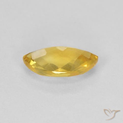 Citrine Gemstone in 9 x 5 mm Size for Sale, Citrine Stone in Golden Orange Color