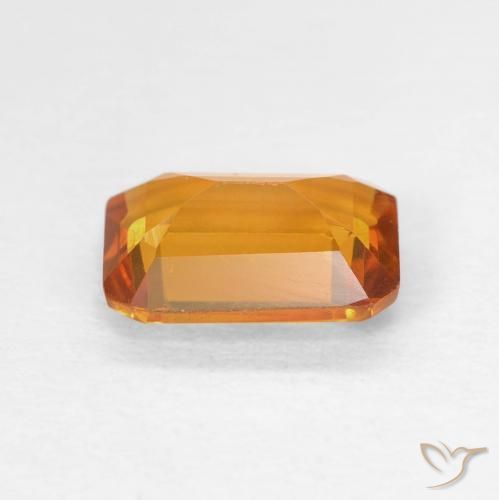 Citrine Gemstone in 8 x 6 mm (calibrated) Size for Sale, Citrine Stone in Orange-Gold Color