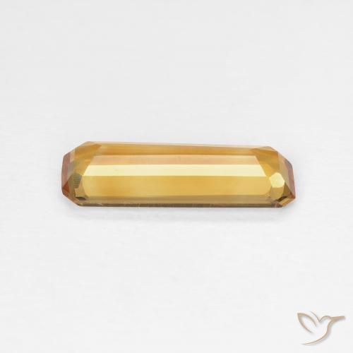Citrine Gemstone in 12.1 x 4.2 mm Size for Sale, Citrine Stone in Medium Orange Color