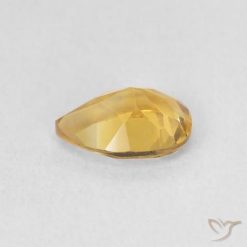 Citrine Gemstone in 7 x 5 mm (calibrated) Size for Sale, Citrine Stone in Deep Gold Color