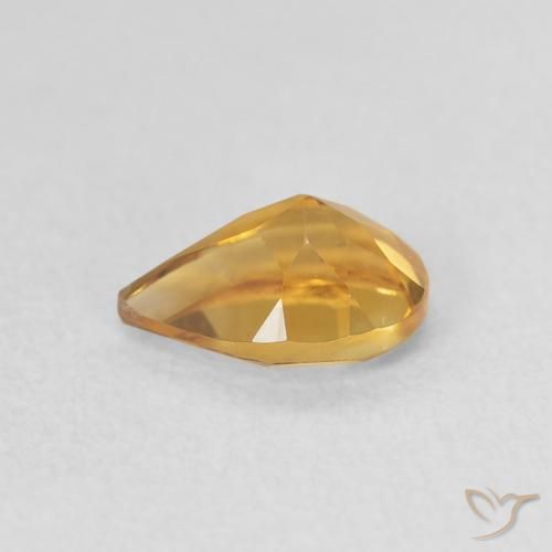 Citrine Gemstone in 7 x 5 mm (calibrated) Size for Sale, Citrine Stone in Golden Orange Color