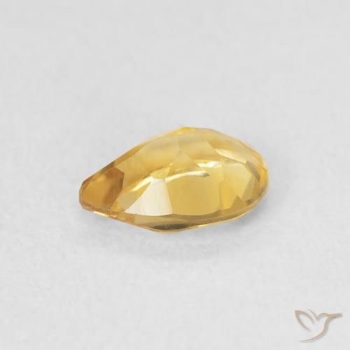 Citrine Gemstone in 7 x 5 mm (calibrated) Size for Sale, Citrine Stone in Medium Gold Color