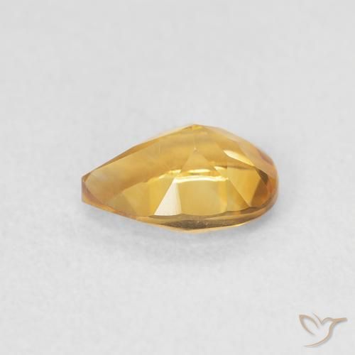 Citrine Gemstone in 7 x 5 mm (calibrated) Size for Sale, Citrine Stone in Golden Orange Color