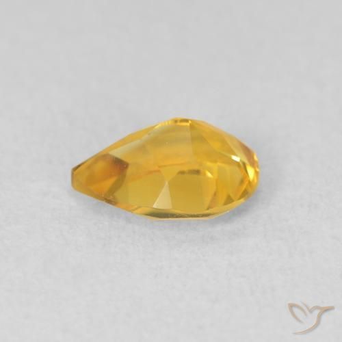Citrine Gemstone in 7 x 5 mm (calibrated) Size for Sale, Citrine Stone in Golden Color