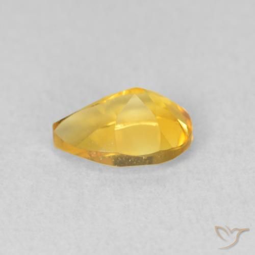 Citrine Gemstone in 7 x 5 mm (calibrated) Size for Sale, Citrine Stone in Golden Color