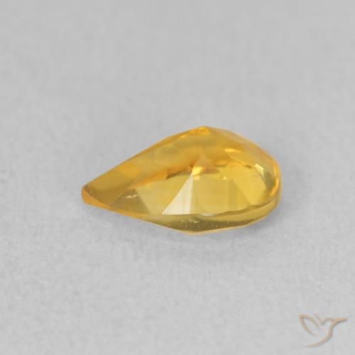 Citrine Gemstone in 7 x 5 mm (calibrated) Size for Sale, Citrine Stone in Golden Color