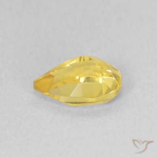 Citrine Gemstone in 7 x 5 mm (calibrated) Size for Sale, Citrine Stone in Medium Golden Color