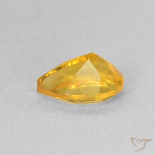 Citrine Gemstone in 7 x 5 mm (calibrated) Size for Sale, Citrine Stone in Medium Golden Color