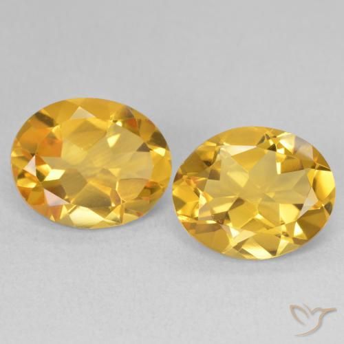 6.38ctw Natural Golden Citrine, Oval, VVS-VS
