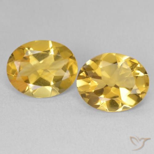 5.60ctw Natural Golden Citrine, Oval, VVS-VS