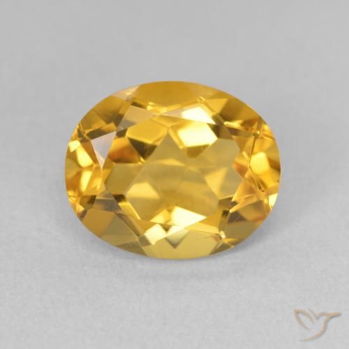 3.55ct Natural Golden Citrine, Oval, VS