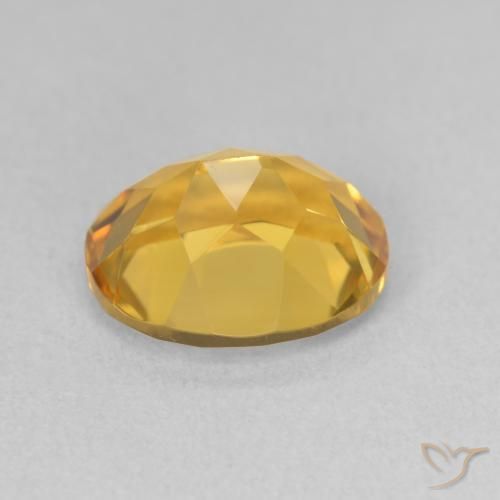 Citrine Gemstone in 11 x 9 mm (calibrated) Size for Sale, Citrine Stone in Golden Color