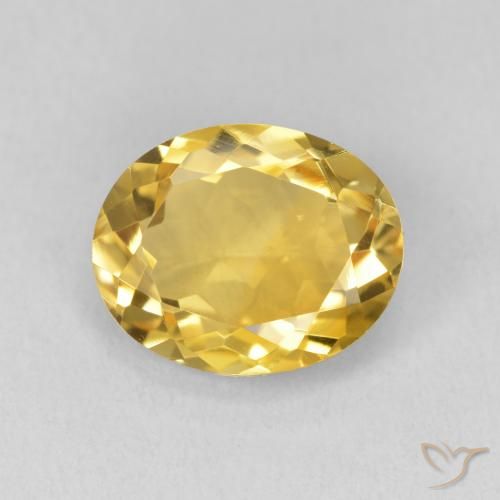 3.23ct Natural Golden Citrine, Oval, VS