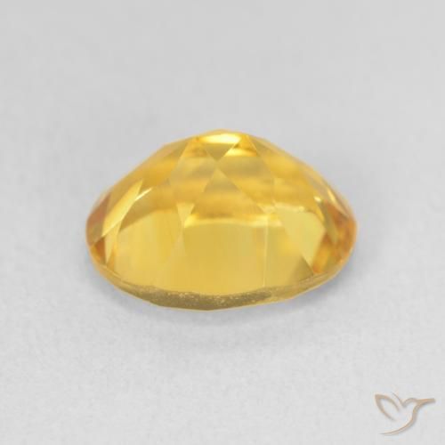 Citrine Gemstone in 11 x 9 mm (calibrated) Size for Sale, Citrine Stone in Bright Gold Color