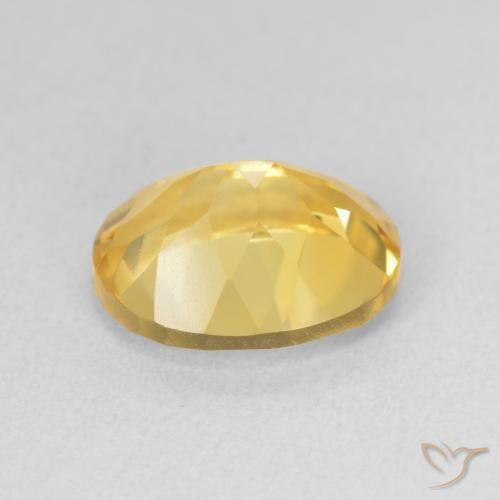 Citrine Gemstone in 11 x 9 mm (calibrated) Size for Sale, Citrine Stone in Golden Color