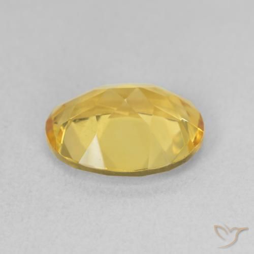 Citrine Gemstone in 11 x 9 mm (calibrated) Size for Sale, Citrine Stone in Golden Orange Color