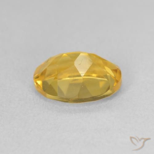 Citrine Gemstone in 10 x 8 mm (calibrated) Size for Sale, Citrine Stone in Medium Golden Color