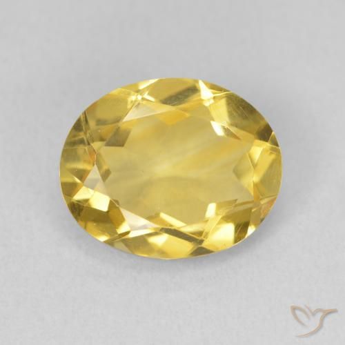 2.85ct Natural Golden Orange Citrine, Oval, VVS-VS
