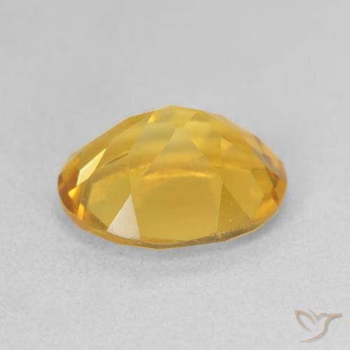 Citrine Gemstone in 11 x 9 mm (calibrated) Size for Sale, Citrine Stone in Golden Orange Color