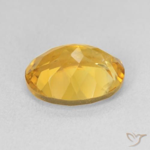 Citrine Gemstone in 11 x 9 mm (calibrated) Size for Sale, Citrine Stone in Golden Color