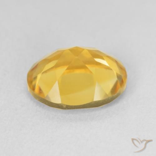 Citrine Gemstone in 11 x 9 mm (calibrated) Size for Sale, Citrine Stone in Golden-Orange Color