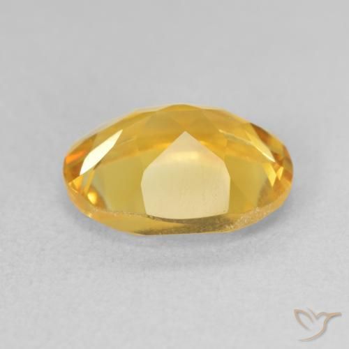 Citrine Gemstone in 11 x 9 mm (calibrated) Size for Sale, Citrine Stone in Golden Orange Color