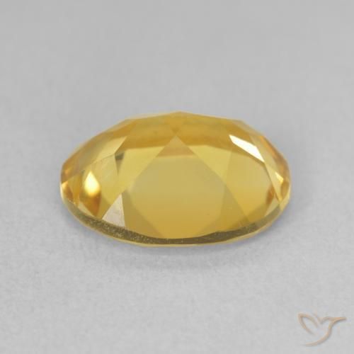 Citrine Gemstone in 11 x 9 mm (calibrated) Size for Sale, Citrine Stone in Deep Golden Orange Color