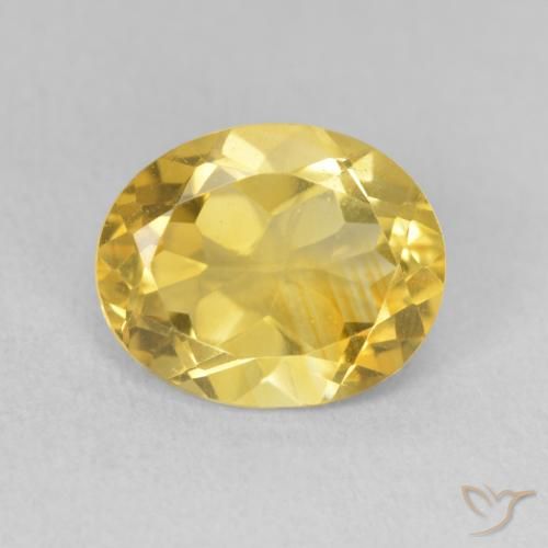 2.89ct Natural Golden Orange Citrine, Oval, VS