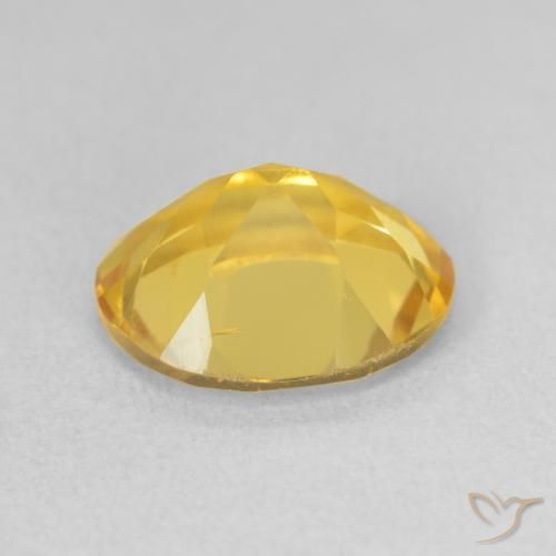 Citrine Gemstone in 11 x 9 mm (calibrated) Size for Sale, Citrine Stone in Medium Golden Color