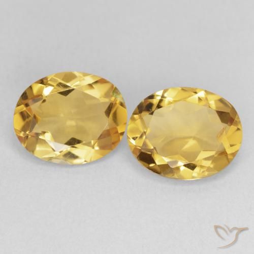 5.86ctw Natural Golden Citrine, Oval, VS