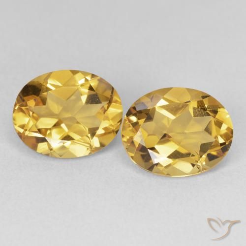 6.87ctw Natural Golden Citrine, Oval, VVS-VS