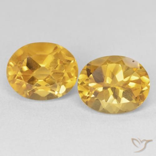 8.32ctw Natural Golden Citrine, Oval, VVS-VS