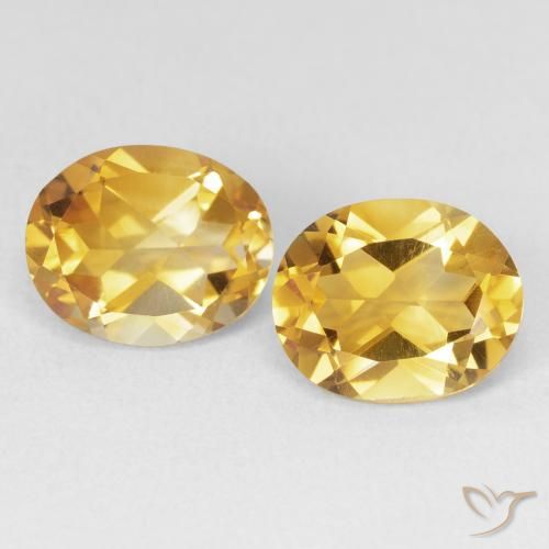 6.88ctw Natural Golden Citrine, Oval, VVS-VS