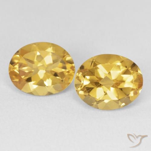 6.74ctw Natural Golden Citrine, Oval, VVS-VS
