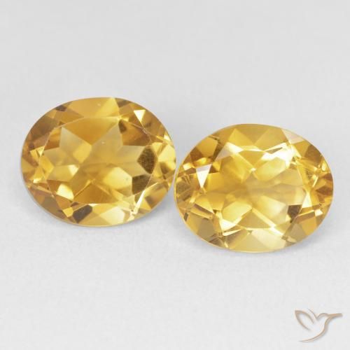 7.07ctw Natural Deep Gold Citrine, Oval, VVS-VS