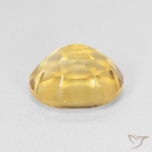 Citrine Gemstone in 11 x 9 mm (calibrated) Size for Sale, Citrine Stone in Medium Golden Color