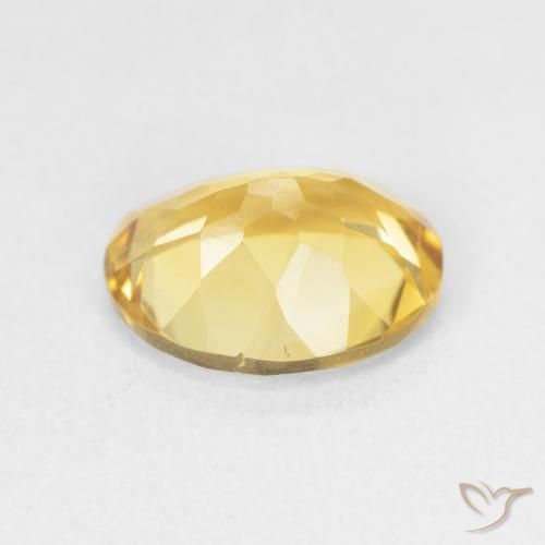Citrine Gemstone in 11 x 9 mm (calibrated) Size for Sale, Citrine Stone in Medium Golden Color