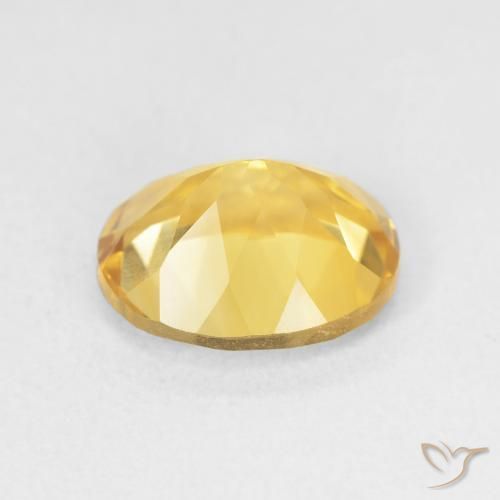 Citrine Gemstone in 11 x 9 mm (calibrated) Size for Sale, Citrine Stone in Golden Color