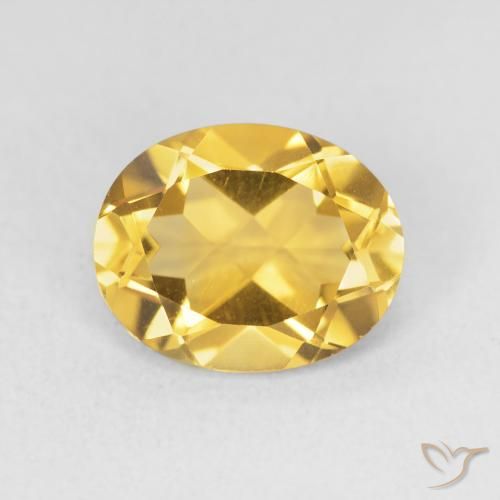 3.15ct Natural Golden Citrine, Oval, VVS