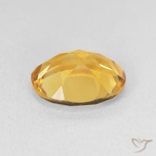 Citrine Gemstone in 11 x 9 mm (calibrated) Size for Sale, Citrine Stone in Golden Color
